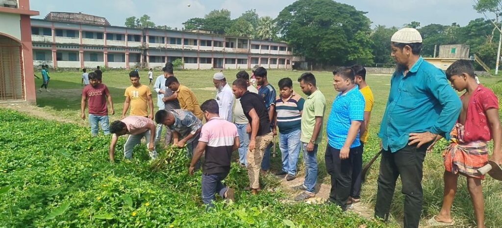 বিপ্লব ও সংহতি দিবসে দাগনভূঞায় বিএনপির পরিচ্ছন্নতা অভিযান