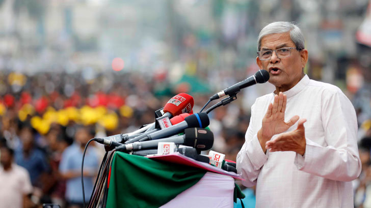 বিএনপি ক্ষমতার যাওয়ার জন্য অস্থির নয়: মির্জা ফখরুল