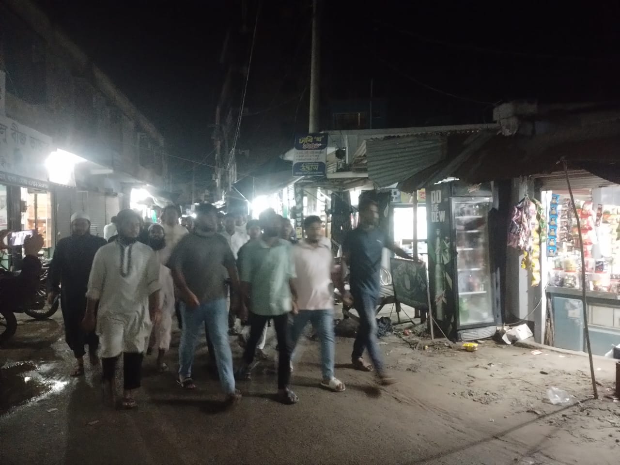 চৌগাছায় বৈষম্য বিরোধী ছাত্র আন্দোলনের প্রতিবাদ মিছিল