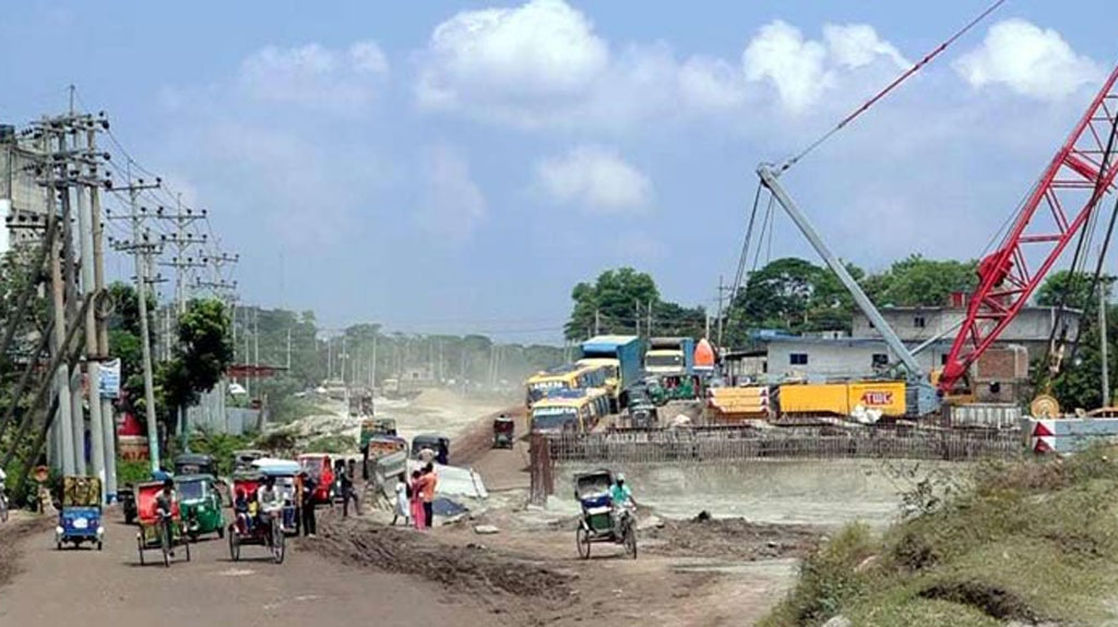 আশুগঞ্জ-সরাইল মহাসড়ক নির্মাণব্যয় বাড়ল ১৬৩ কোটি টাকা