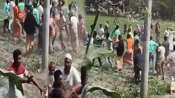 পীরগাছায় রাস্তা নিয়ে দুগ্রুপের সংঘর্ষ